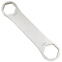 Clé de fourche de suspension de vélo en acier inoxydable outil de suppression de clé de capuchon supérieur de vélo