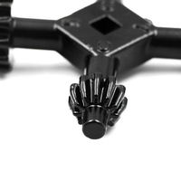 Clé de mandrin multifonction quatre en un,  combinaison de mandrin de type universel 3/8 `` et 1/2 