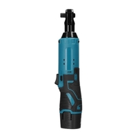 Clé électrique rechargeable multifonctionnelle de 12, 0 V sans fil 3/8 pouces 90° Clé à cliquet à angle droit (piles de 2 pcs)