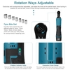 Clé électrique rechargeable multifonctionnelle de 12, 0 V sans fil 3/8 pouces 90° Clé à cliquet à angle droit (piles de 2 pcs)