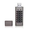 Clé USB cryptée 32 Go 256 bits avec mot de passe Clé USB 3.0 U Prise en charge du disque Fonction de réinitialisation/effacement/verrouillage automatique,  gris