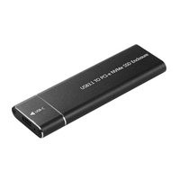 Clé USB3.1 Type-C à M.2 M Boîtier SSD NVMe SSD Box Boîtier de disque dur SSD Boîtier de disque dur haute vitesse 10 Gbps