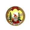 Éclairage en bois de décoration de Noël délicate portable
