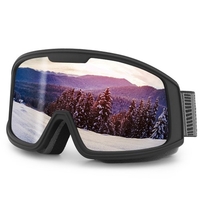 Clarté améliorée lunettes de ski Anti-buée lunettes de protection UV