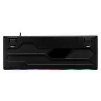 Clavier de jeu avec clavier filaire USB GK-10 87 touches clavier rétro-éclairé coloré clavier de jeu ergonomique noir
