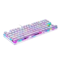 Clavier de jeu de clavier mécanique MOTOSPEED K87S filaire commutateur bleu USB