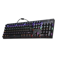 Clavier de jeu mécanique filaire rétroéclairé LED AUKEY,  104 touches standard