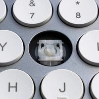 Clavier double mode MIIIW Mini BT 85 touches Clavier multi-périphériques 2, 4 GHz Clavier sans fil