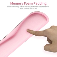 Clavier ergonomique en mousse à mémoire de forme repose-poignet souris repose-poignet tapis de souris avec tissu Lycra Base en caoutchouc antidérapante