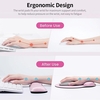 Clavier ergonomique en mousse à mémoire de forme repose-poignet souris repose-poignet tapis de souris avec tissu Lycra Base en caoutchouc antidérapante