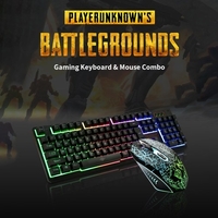 Clavier et souris Combo N-Key Rollover Souris de jeu filaire Clavier silencieux de bureau Souris RGB 104Keys