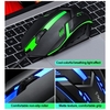 Clavier et souris de jeu filaires TF230 ensembles de souris de clavier de jeu USB rétro-éclairé LED colorées pour les joueurs de PC portables