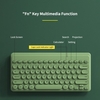 Clavier et souris sans fil Clavier USB ergonomique mince et souris Combo Touches moins bruyantes Ensemble d