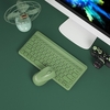 Clavier et souris sans fil Clavier USB ergonomique mince et souris Combo Touches moins bruyantes Ensemble d