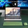 Clavier et souris sans fil Clavier USB ergonomique mince et souris Combo Touches moins bruyantes Ensemble d
