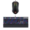 Clavier filaire de jeu mécanique de clés de Motospeed CK108 104 + V30 a filé la souris optique de jeu d