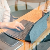 Clavier intelligent pour Lenovo Xiaoxin Pad/Pad Plus 11 pouces sans fil intégré magnétiquement clavier et étuiPad Design séparé