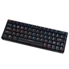 Clavier mécanique multi-appareils compact avec 64 touches BT et mode filaire 18 effets rétroéclairés RVB N-key Rollover Interrupteurs bruns noirs