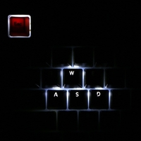 Clavier mécanique rétroéclairé RVB N-key Rollover/Commutateur rouge/Touches d
