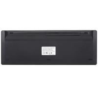 Clavier sans fil 2.4G Clavier sans fil ultra-fin Clavier muet 95 touches Clavier sans fil pour PC portable noir anglais