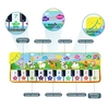 Clavier tapis de musique tapis de jeu tapis musical éducatif multifonctionnel enfants piano tapis bébé tapis rampant pour enfants tout-petits