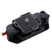 Clip de caméra PULUZ ceinture de caméra étui de montage Clips de taille support cintre en alliage d
