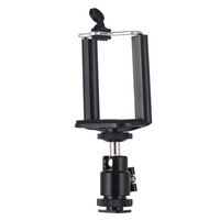 Clip de support réglable + mini tête de vis avec vis 1/4 pouce pour Canon Nikon Sony DSLR