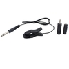 Clip-on 6.5mm Sound Pickup avec 3.5mm Male to 6.5mm Female Jack 3.5mm Female to 3.5mm Female Adapter