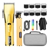 Éclips pour hommes Barbier sans fil Machine à couper les cheveux Trousse de coupe à cheveux Trousse de toilette LED Écran numérique intégré Cellule rechargeable haute capacité