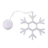 Cloche de noël bonhomme de neige étoiles lumières vacances fenêtre décor LED ventouse lumières à piles guirlande de noël pour lampes de décoration intérieure