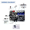 CNC 3018 Pro Routeur Kit GRBL Contrôle 3 Axes avec avec Contrôleur Hors Ligne Module Laser 40W Plastique Acrylique PCB PVC Sculpture sur Bois Fraisage Machine de Gravure Graveur XYZ Zone de Travail 300x180x40mm