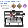 CNC 3018 Pro Routeur Kit GRBL Contrôle 3 Axes avec avec Contrôleur Hors Ligne Module Laser 40W Plastique Acrylique PCB PVC Sculpture sur Bois Fraisage Machine de Gravure Graveur XYZ Zone de Travail 300x180x40mm