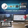 CNC 3018 Pro Routeur Kit GRBL Contrôle 3 Axes avec avec Contrôleur Hors Ligne Module Laser 40W Plastique Acrylique PCB PVC Sculpture sur Bois Fraisage Machine de Gravure Graveur XYZ Zone de Travail 300x180x40mm