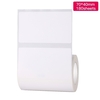 Code à barres blanc blanc de rouleau de papier d