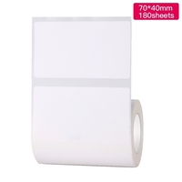 Code à barres blanc blanc de rouleau de papier d