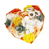 Coffret Cadeau Fleurs Roses Conservées Savon Fleur Rose