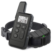 Collier de dressage pour chien Collier de choc pour chien rechargeable avec bip de vibration