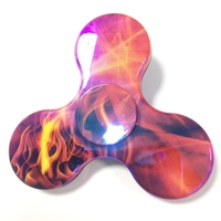 Colorant Durable Spinner EDC Tri Hand Toy Anti-Anxiety Spins Ultra Fast Portable Fidget Travail pour le temps de tuer soulage le stress et la détente