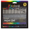 Colore 16 pièces / ensemble pointe ultra fine Micro ligne couleur stylo ensemble peinture dessin stylos fournitures d
