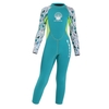 Combinaison de plongée à manches longues pour filles avec fermeture à glissière au dos Combinaison de surf une pièce à séchage rapide pour les sports nautiques
