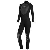 Combinaison de plongée en néoprène pour femmes de 3 mm pour la plongée en apnée,  le surf sous-marine