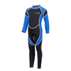 Combinaison enfants filles garçons fermeture éclair à manches longues maillot de bain de plongée à séchage rapide une pièce combinaison de surf pour les sports nautiques
