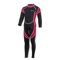 Combinaison enfants filles garçons fermeture éclair à manches longues maillot de bain de plongée à séchage rapide une pièce combinaison de surf pour les sports nautiques