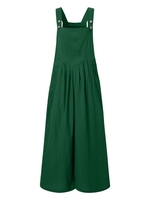 Combinaison femme avec poches sans manches jambes larges salopette grande taille