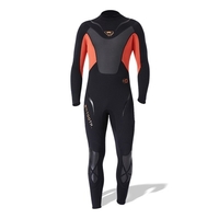 Combinaison intégrale en néoprène 3 mm pour hommes avec combinaison de plongée à glissière dans le dos pour le surf natation