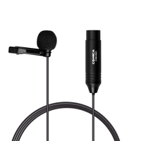 COMICA CVM-V02O Omnidirectionnel Lavalier Lapel Microphone Condensateur Mic 1.8M