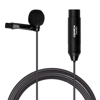 COMICA CVM-V02O Omnidirectionnel Lavalier Lapel Microphone Condensateur Mic 4.5M