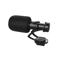 COMICA CVM-VM10II Mémoire intégrale MINI Compact sur caméra Microphone vidéo directionnel cardio de avec montage amortisseur pour iPhone Samsung Huawei Smartphones pour DJI OSMO pour GoPro 3, 3 +,  4, 5 pour Sony A7RII A7 pour appareils photo Panasonic 