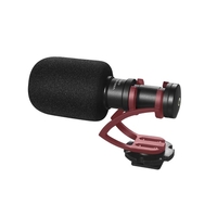 COMICA CVM-VM10II Mémoire intégrale MINI Compact sur caméra Microphone vidéo directionnel cardio de avec montage amortisseur pour iPhone Samsung Huawei Smartphones pour DJI OSMO pour GoPro 3, 3 +,  4, 5 pour Sony A7RII A7 pour appareils photo Panasonic 