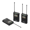 CoMica CVM-WM100 PLUS Microphone sans fil Dual Lavalier UHF à 48 canaux